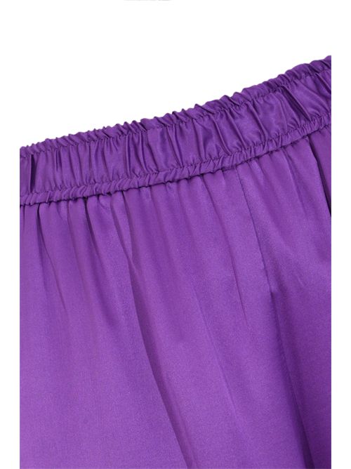 Pantalone palazzo in seta satin Alpha Studio | AD-6583Q2010